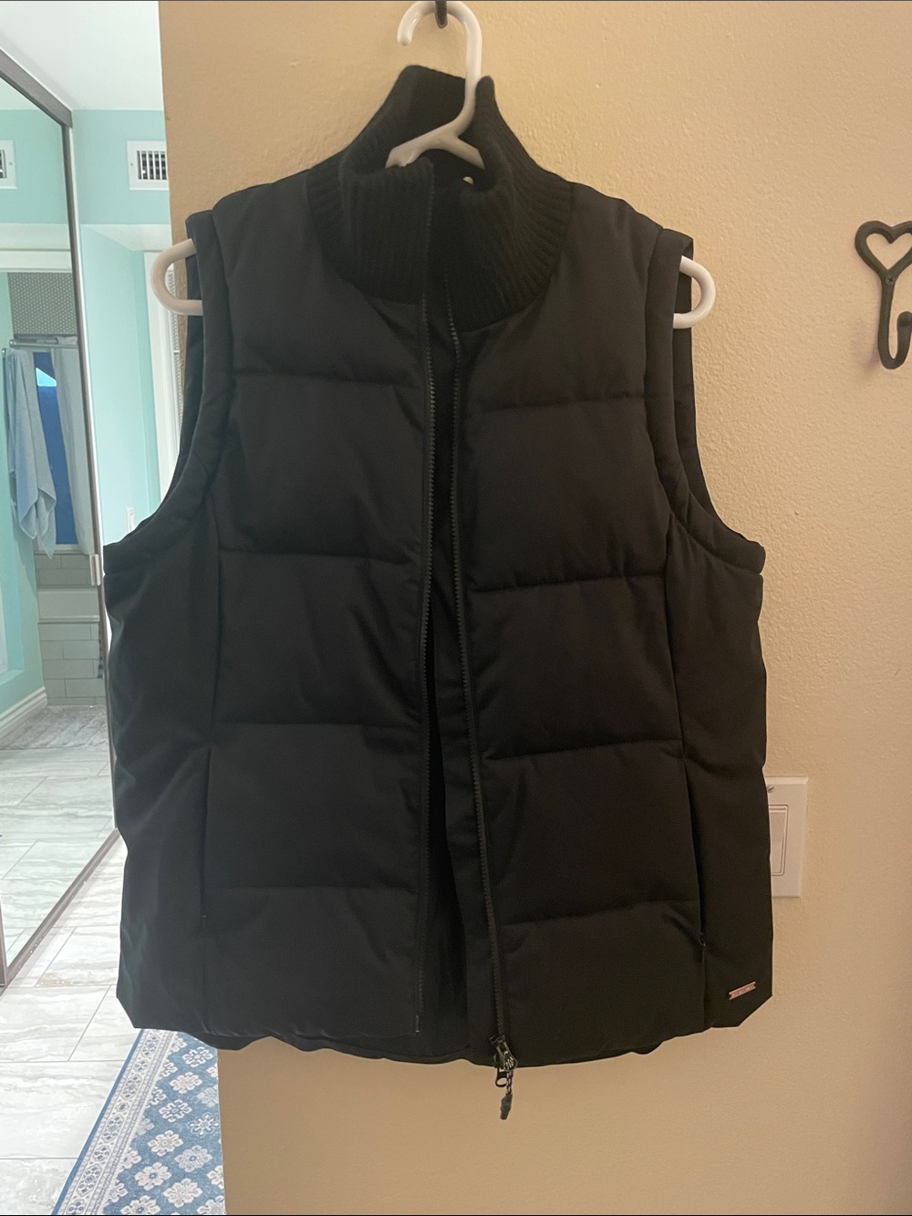 Sweaty Betty Black Quilted Puffer Vest